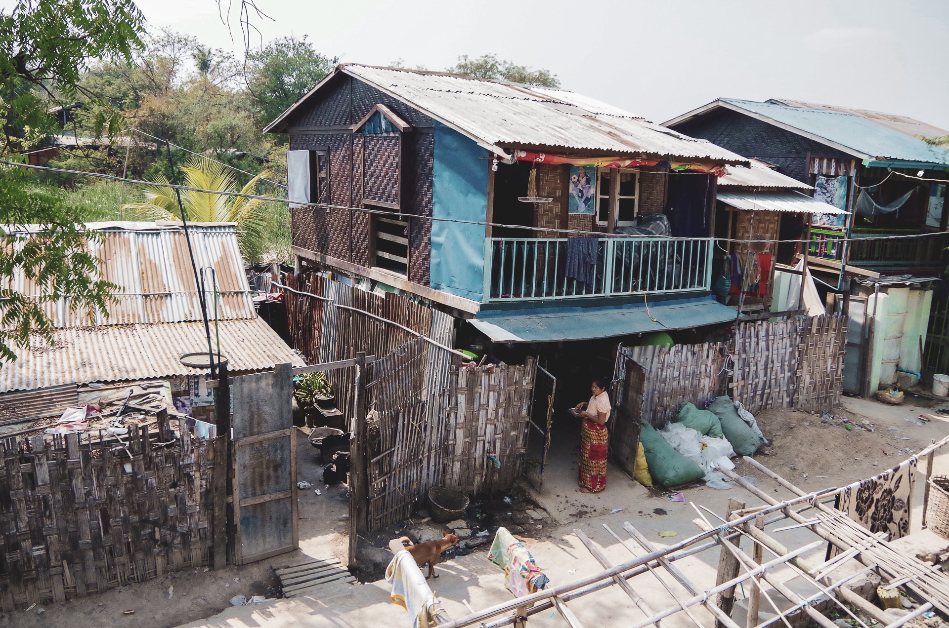 maison pauvre birmane