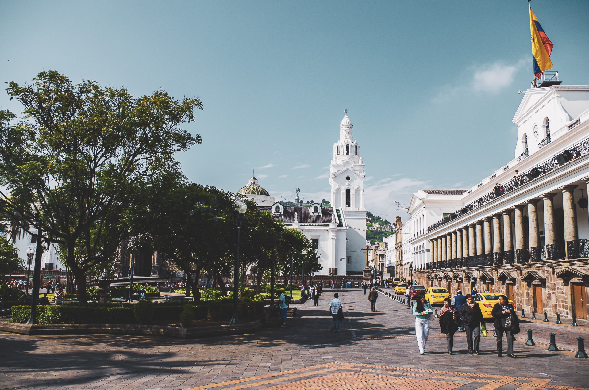 palazio municipal de la plaza grande à Quito