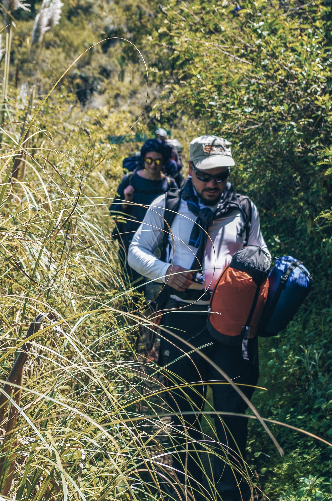 groupe de randonneurs lors du trek de Quilotoa Isinlivi