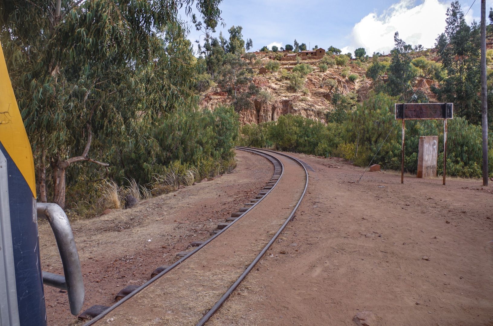 train de la ligne Sucre-Potosi voyager en train en Bolivie blog voyage Bolivie