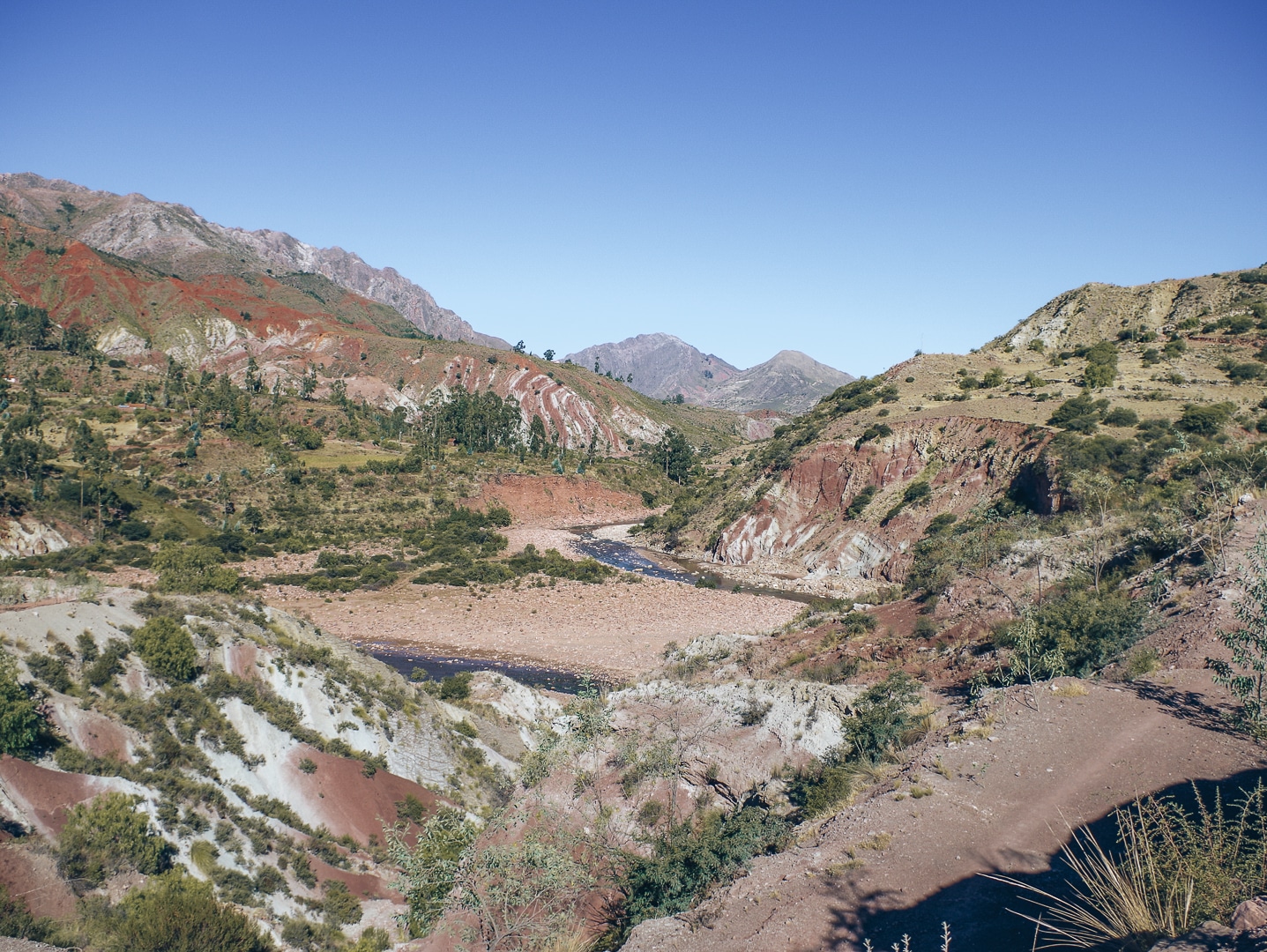 paysage cordillère Los frailes trek Jalq'a Bolivie vers Sucre