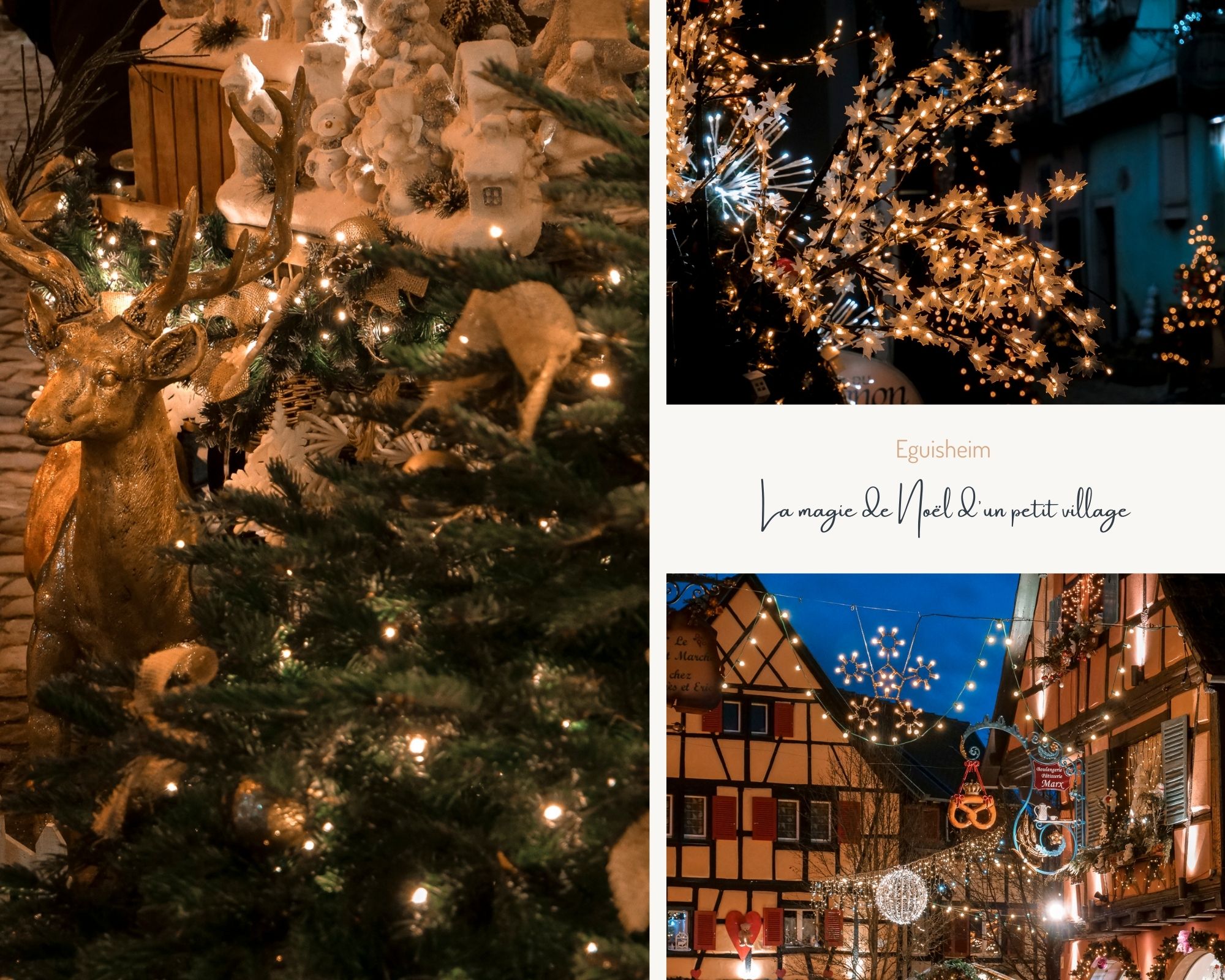 Eguisheim marché de Noël authentique en Alsace