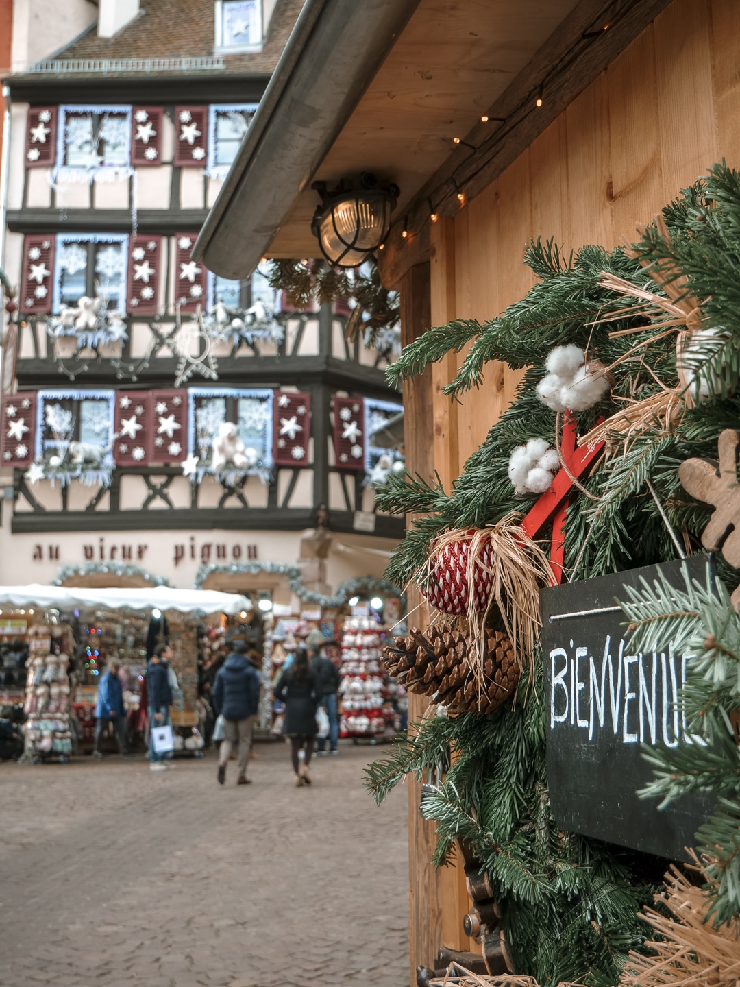 Aux vieux pignon Colmar sélection des meilleurs marchés de Noël en Alsace