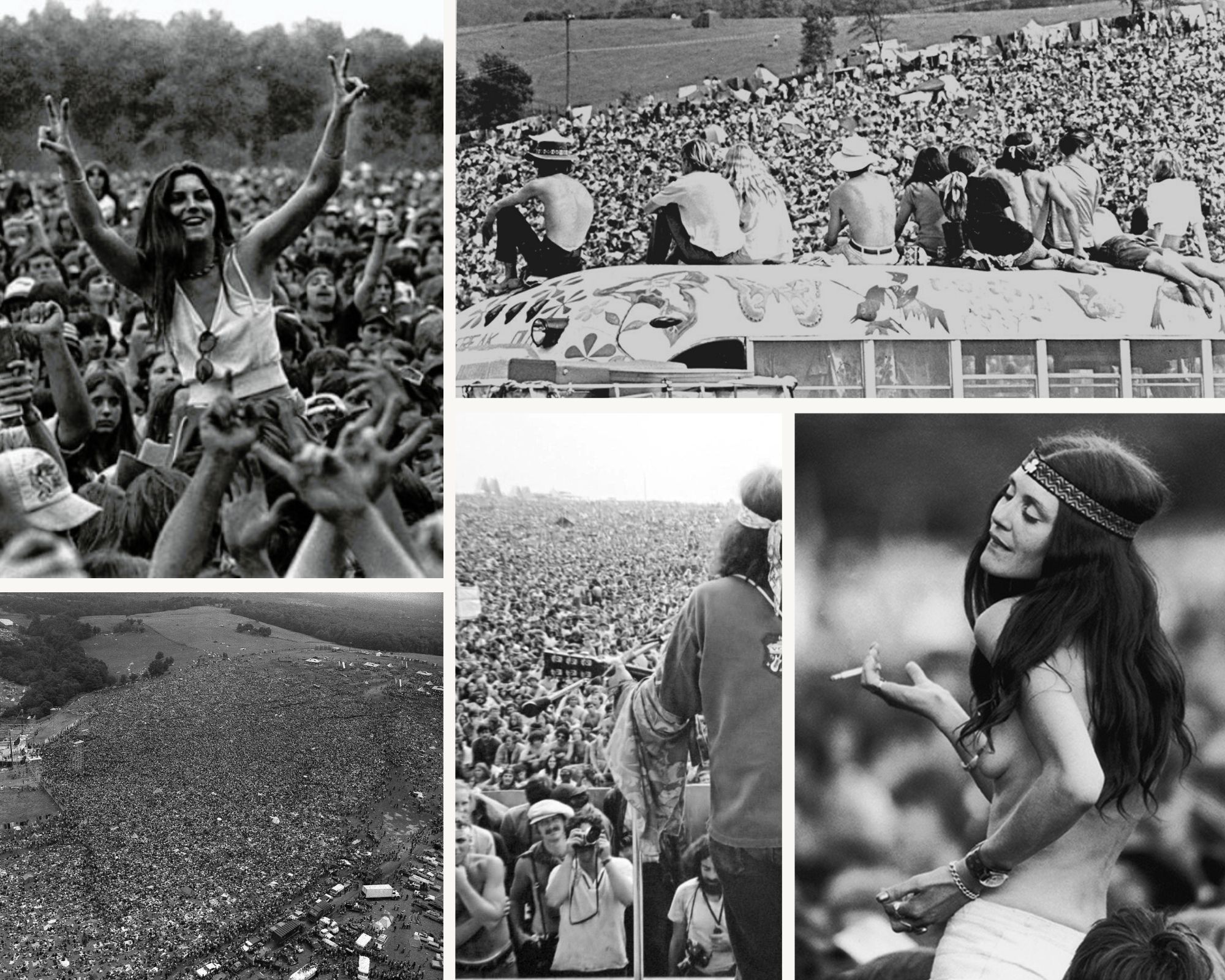 festival de contre culture hippie Woodstock USA concert de woodstock 1969