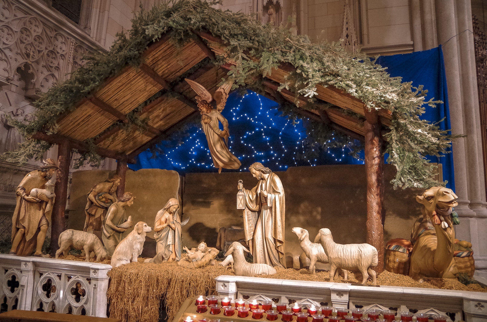 crèche à la cathédrale Saint Patrick lieux à voir à New York pendant Noël