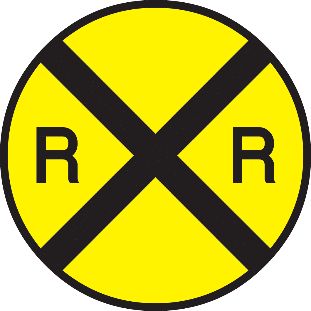 Railroad panneau usa