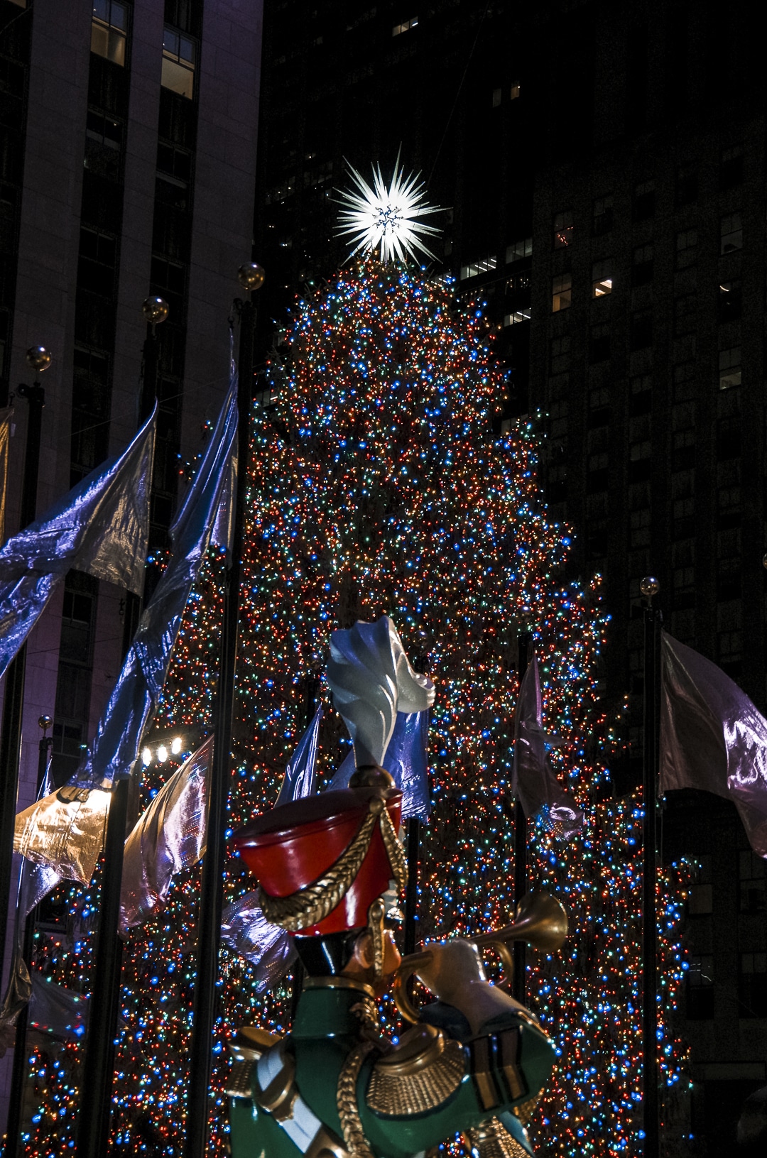 Rockfeller Christmas tree ambiance de Noël à New York