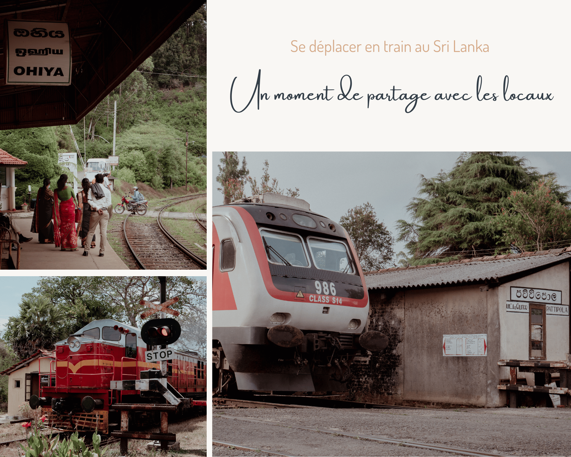se déplacer en train au Sri Lanka blog voyage comment circuler au Sri Lanka