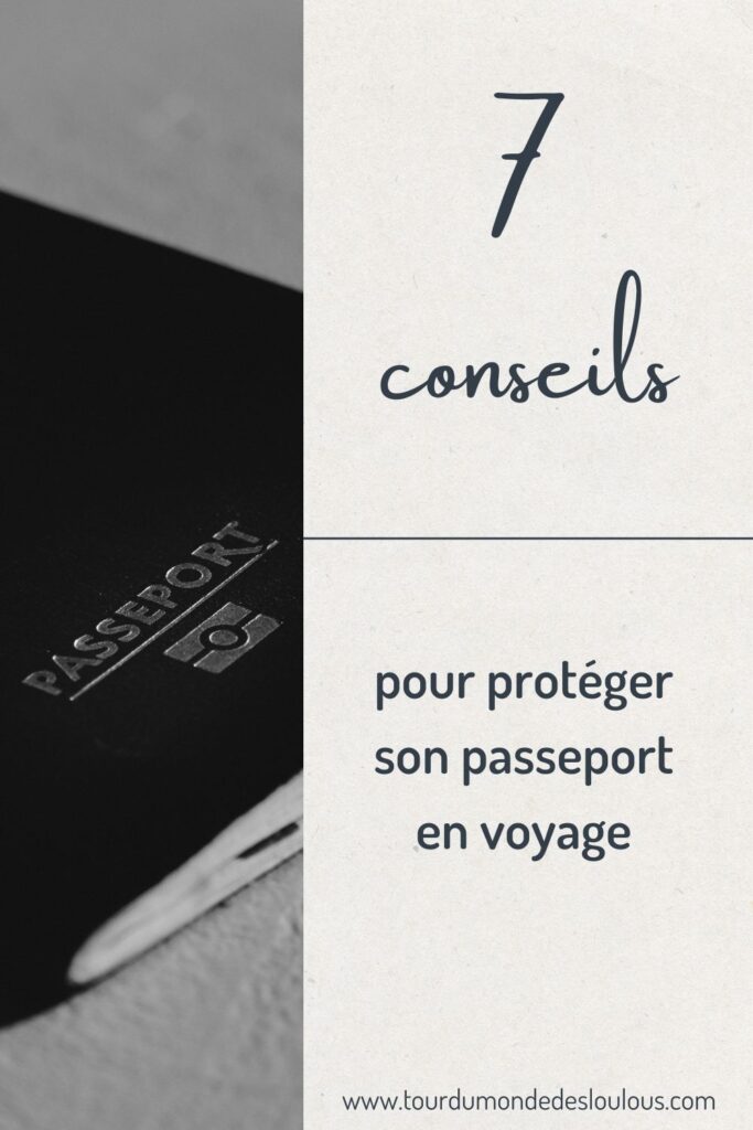 7 conseils aux voyageurs pour protéger son passeport en voyage pin pinterest