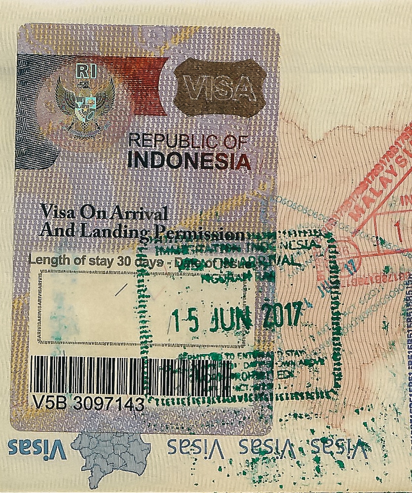 visa on arrival Indonesia
