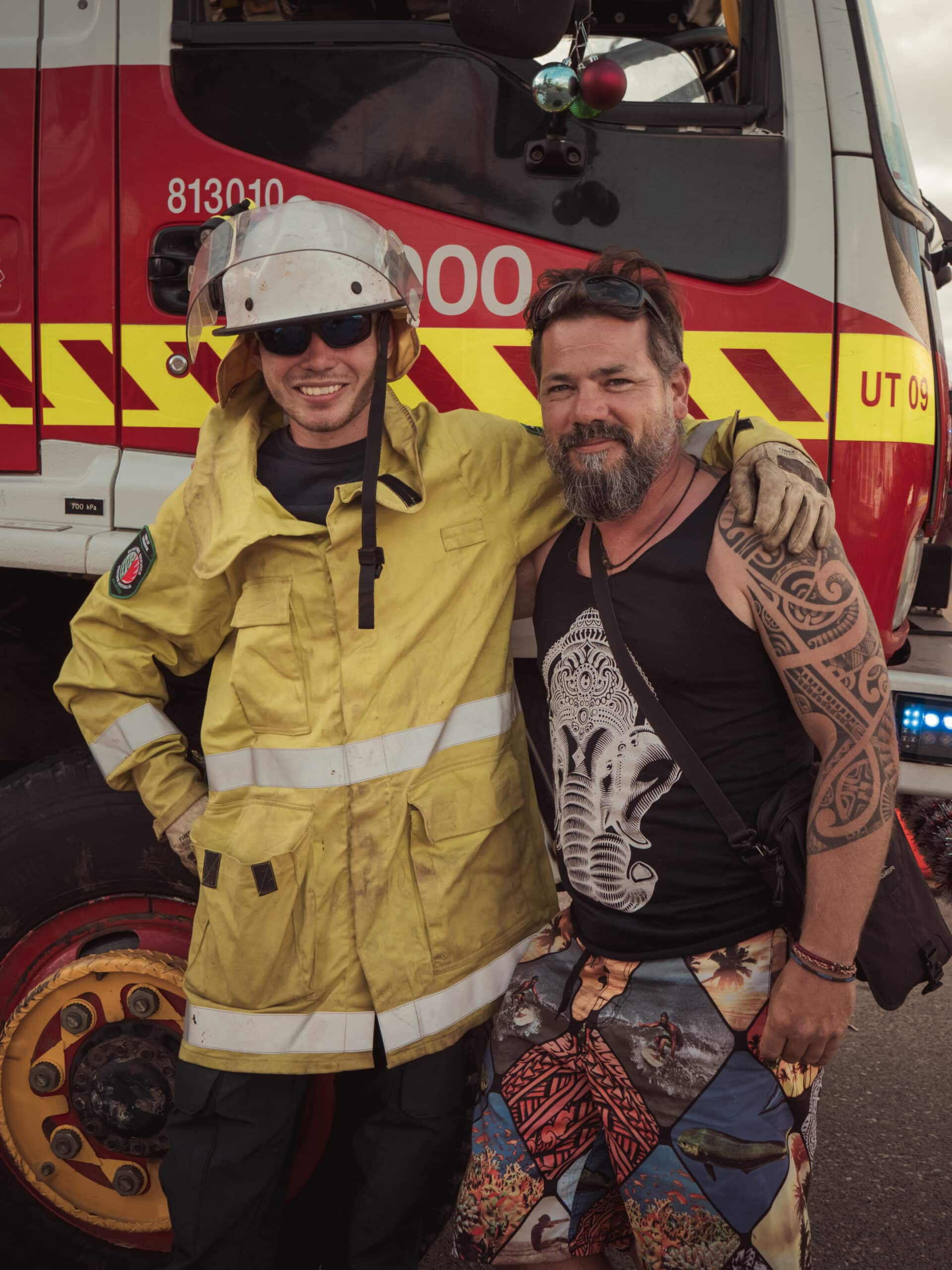 pompier volontaire carnarvon Australie