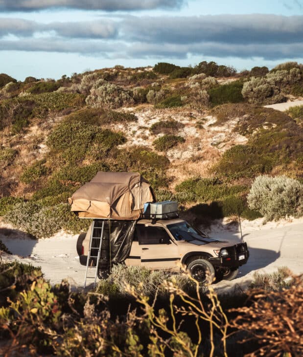 tente de toit bivouac côte ouest australie 